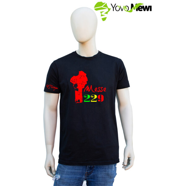 Tee-shirt  messe 229 , carte Bénin / Bénin / 229 / Dj Région 